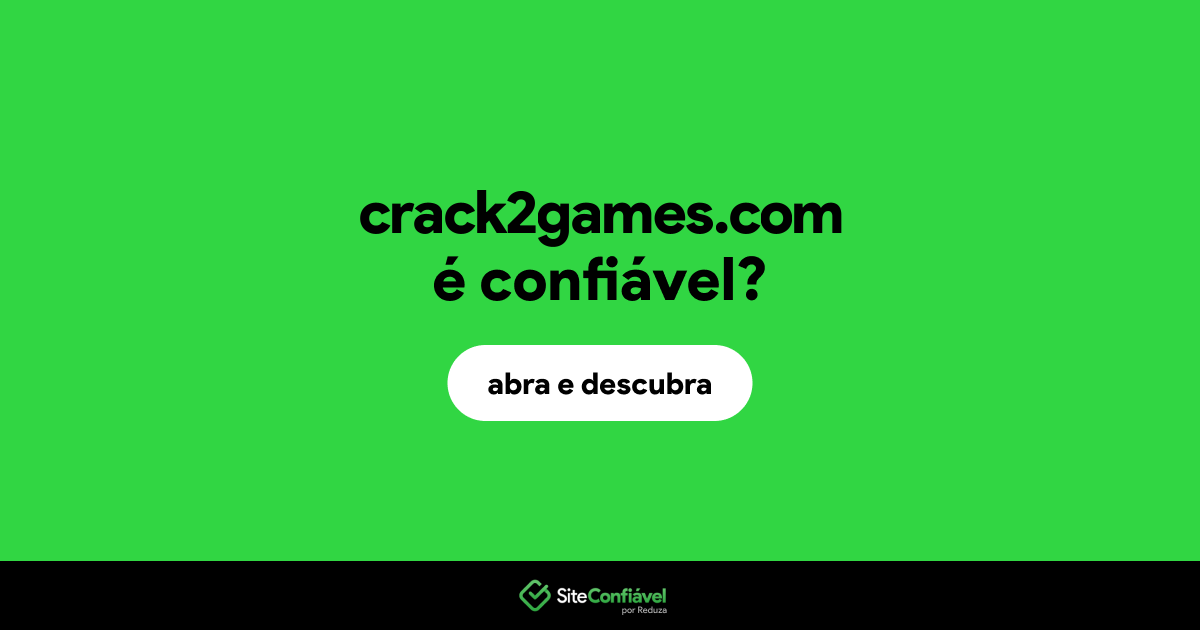 O site crack2games.com é confiável?