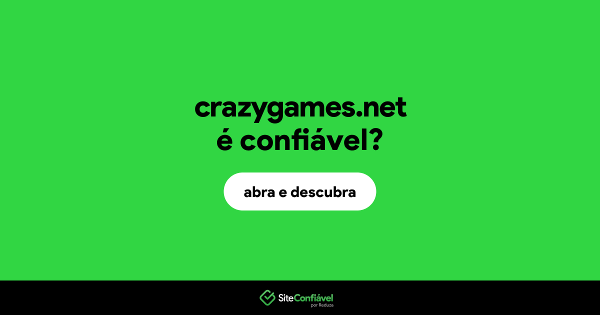 O site crazygames.net é confiável?