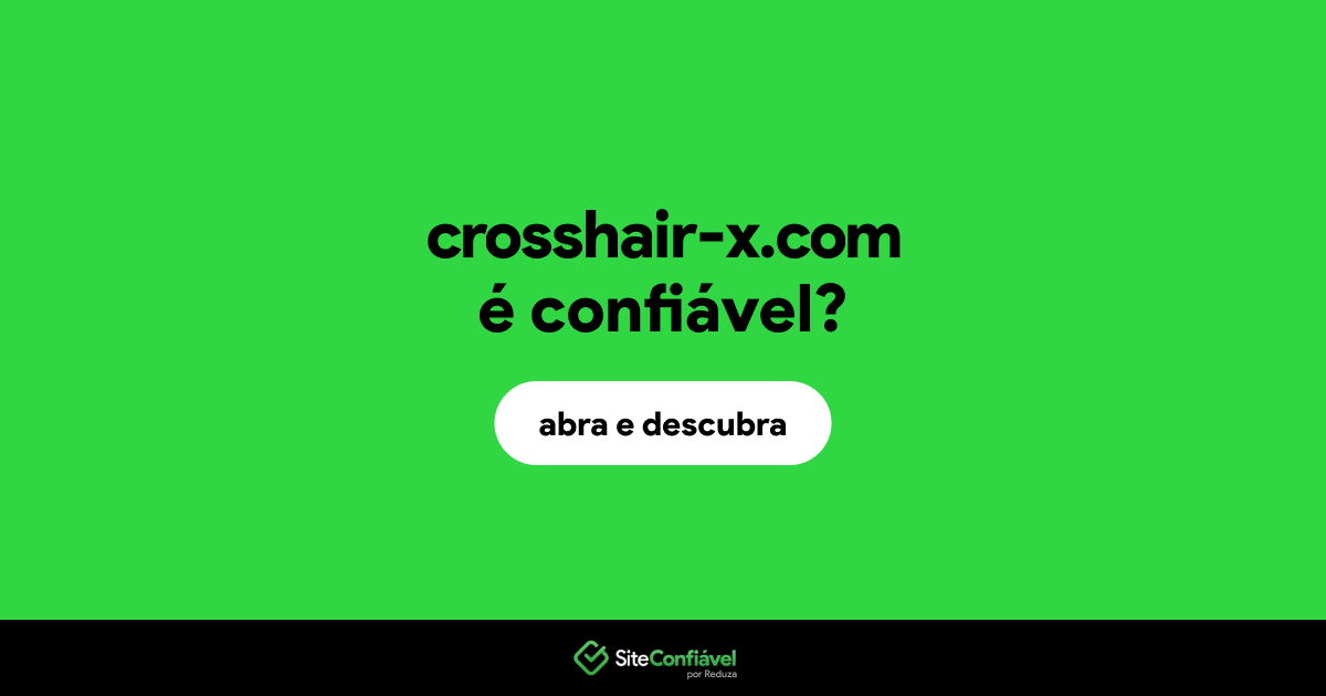O site crosshair-x.com é confiável?
