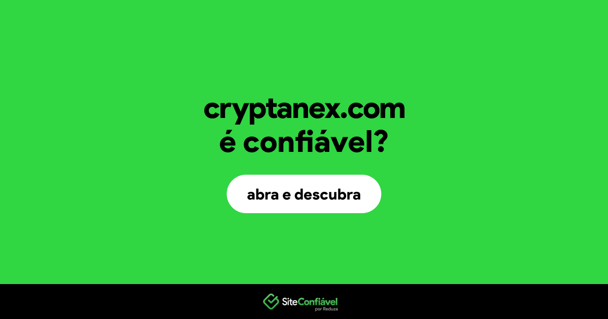 O site cryptanex.com é confiável?