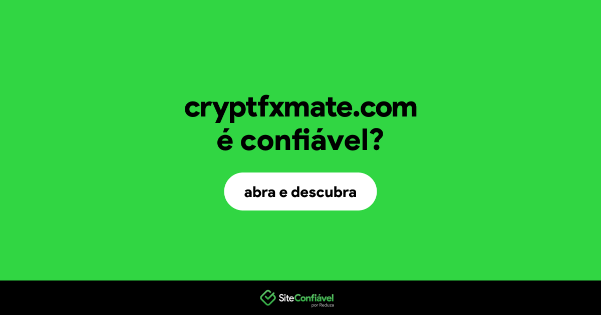 O site cryptfxmate.com é confiável?