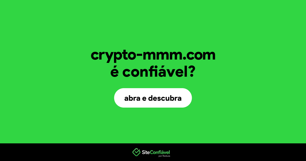 O site crypto-mmm.com é confiável?