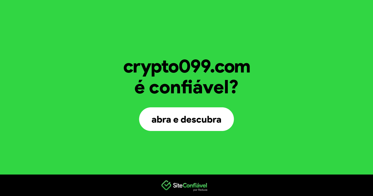 O site crypto099.com é confiável?