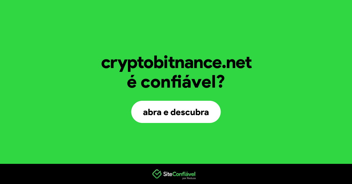 O site cryptobitnance.net é confiável?