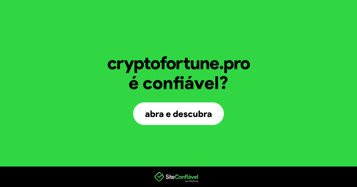 O site cryptofortune.pro é confiável?