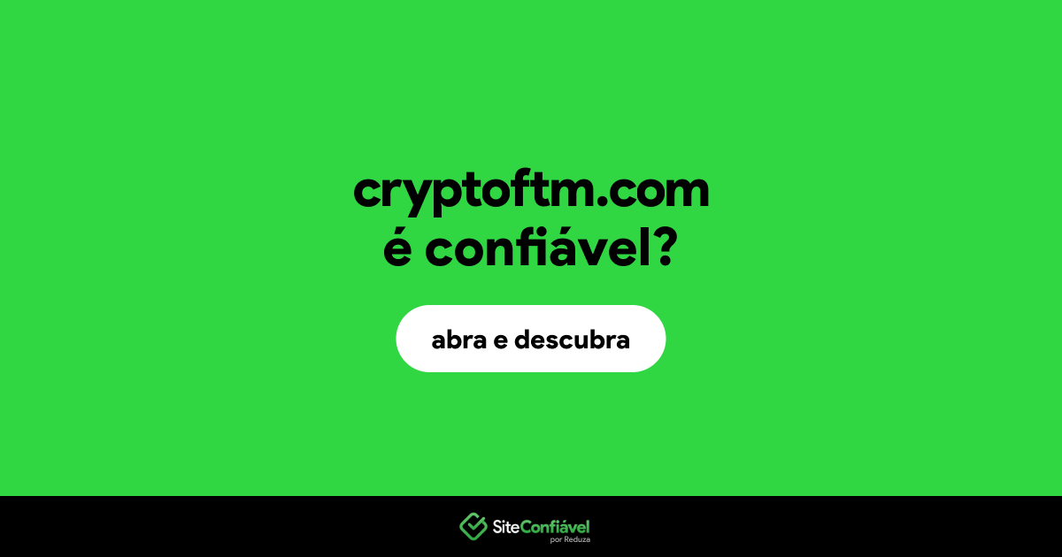 O site cryptoftm.com é confiável?