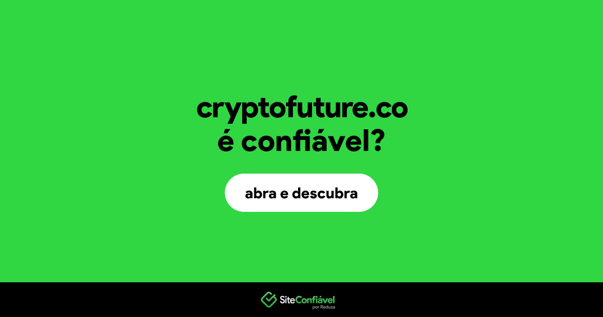 O site cryptofuture.co é confiável?