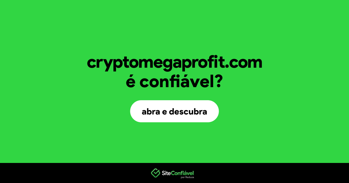 O site cryptomegaprofit.com é confiável?