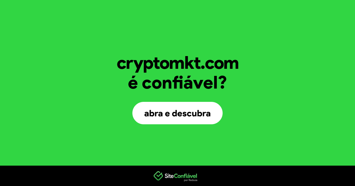 O site cryptomkt.com é confiável?