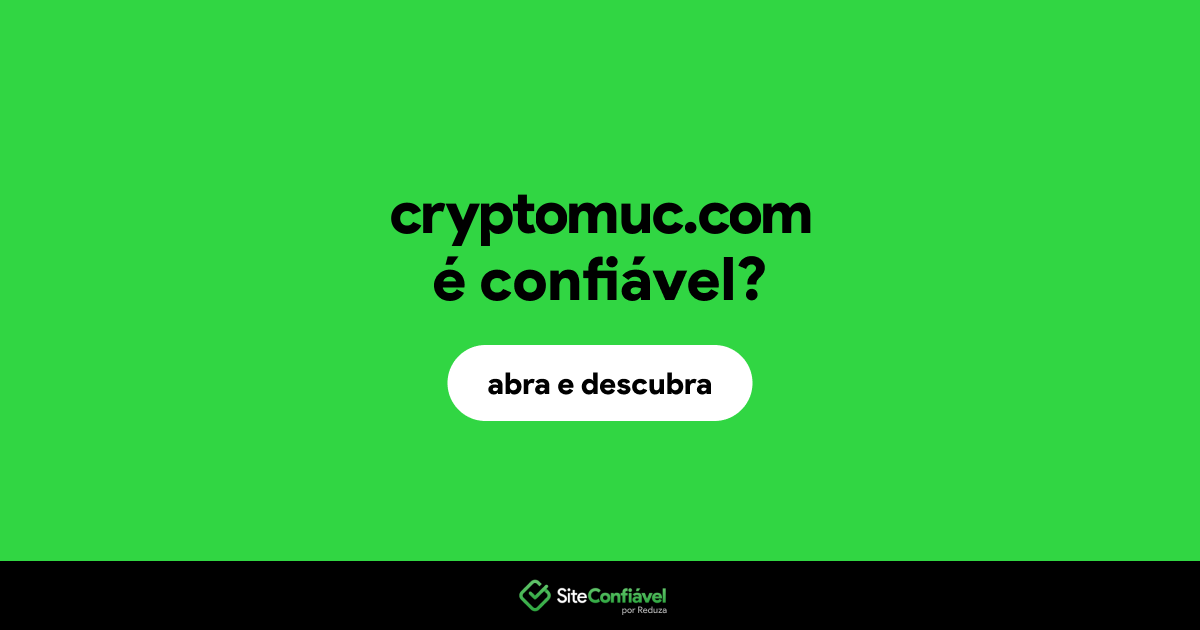 O site cryptomuc.com é confiável?