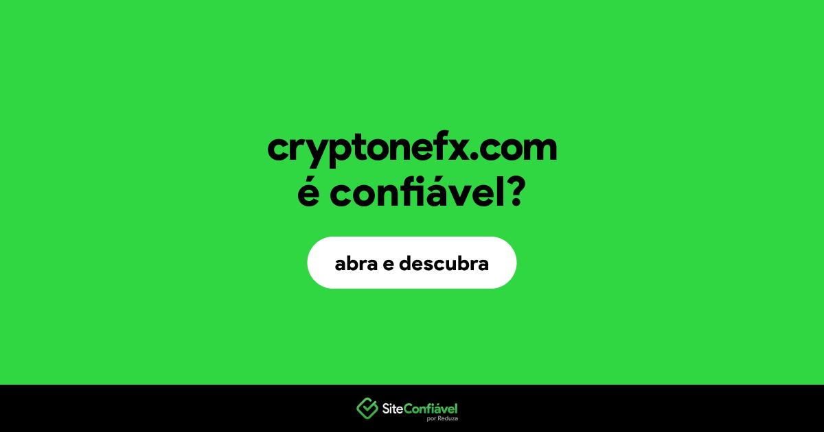 O site cryptonefx.com é confiável?