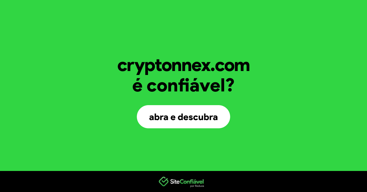 O site cryptonnex.com é confiável?