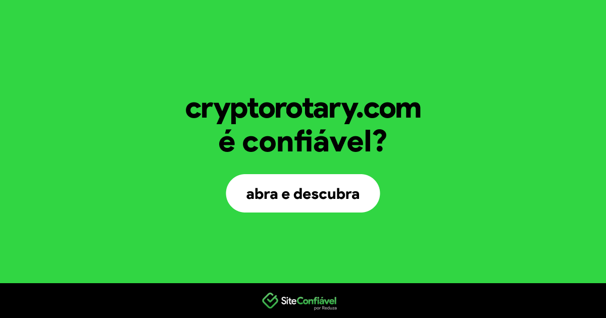 O site cryptorotary.com é confiável?