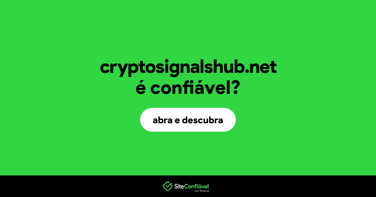 O site cryptosignalshub.net é confiável?