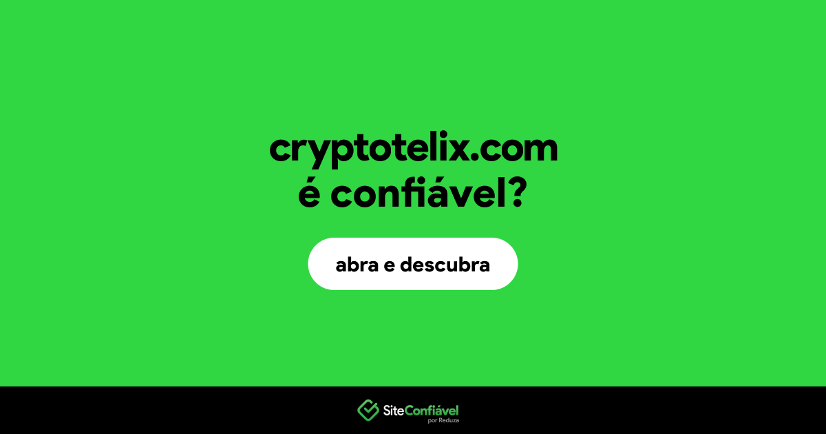 O site cryptotelix.com é confiável?