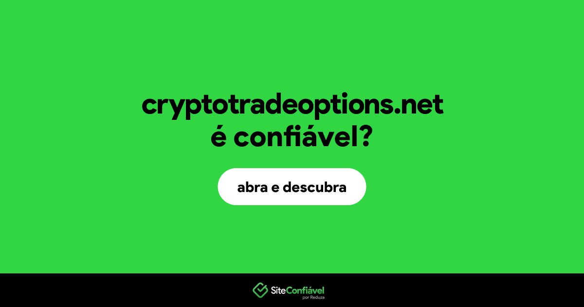 O site cryptotradeoptions.net é confiável?