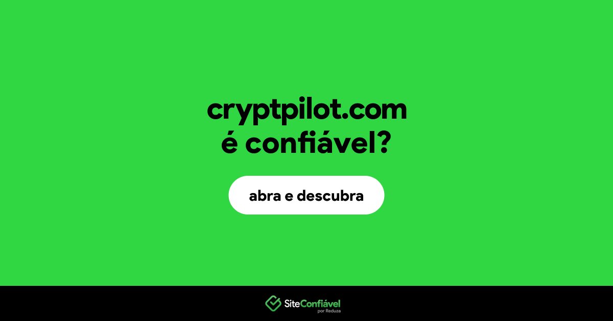 O site cryptpilot.com é confiável?