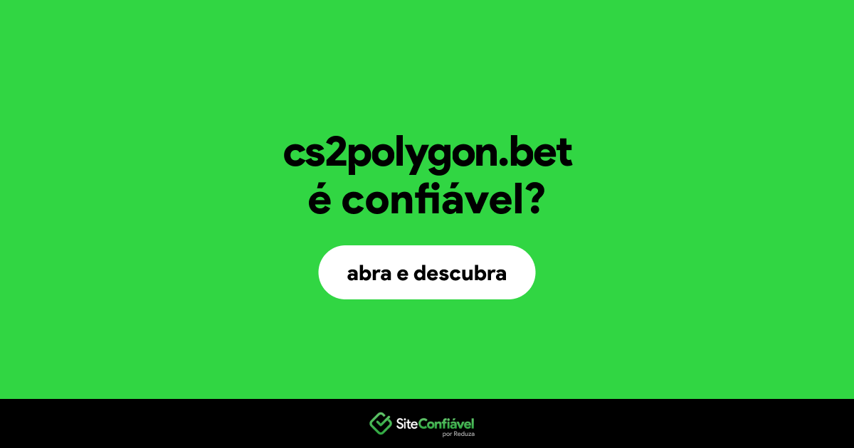 O site cs2polygon.bet é confiável?