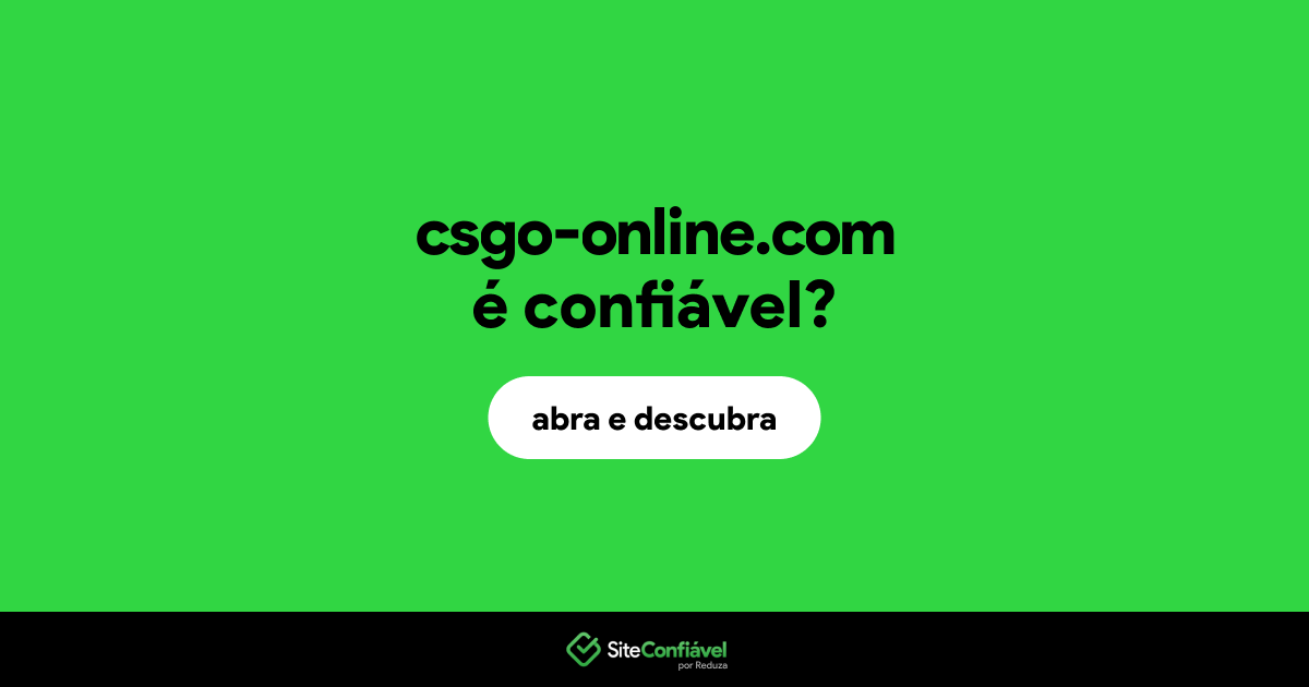 O site csgo-online.com é confiável?
