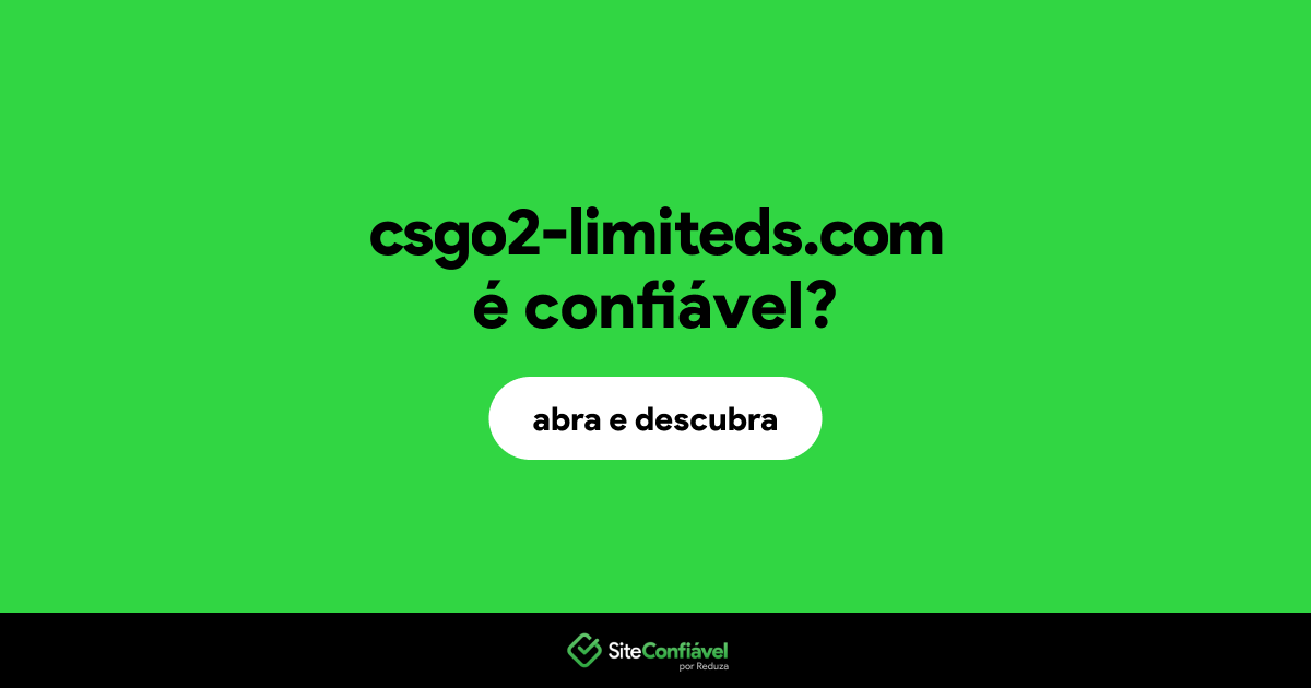 O site csgo2-limiteds.com é confiável?