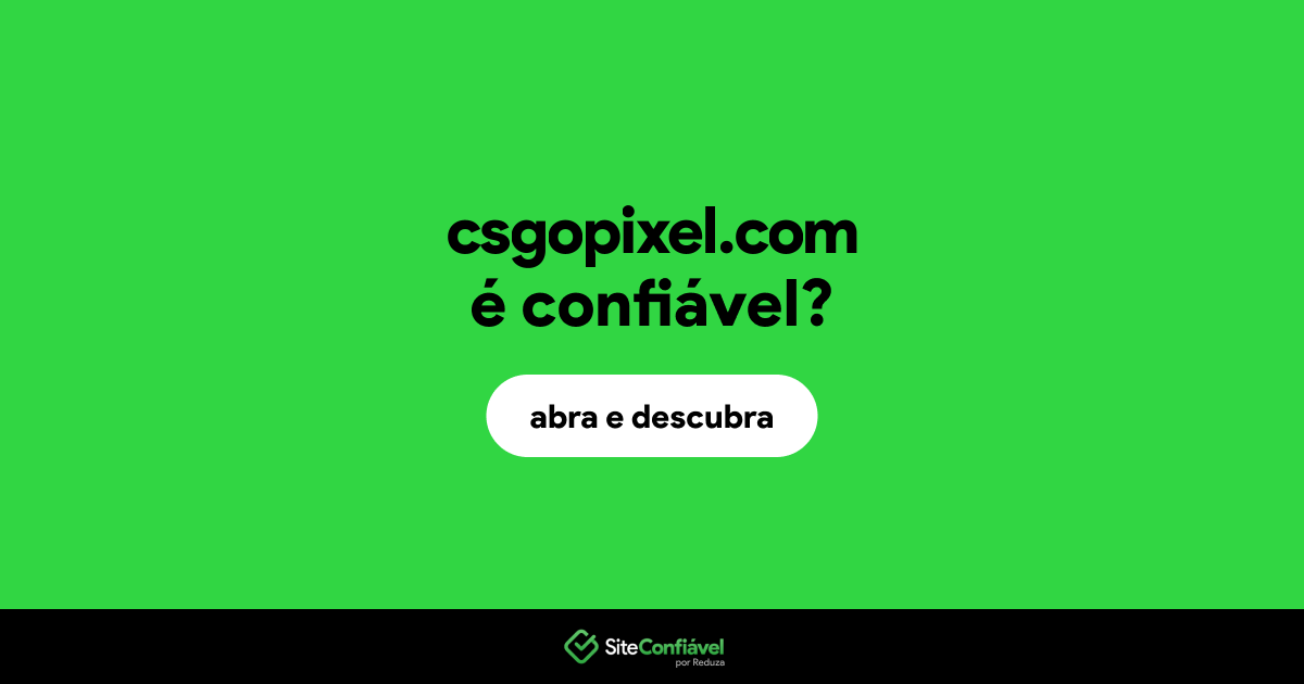 O site csgopixel.com é confiável?