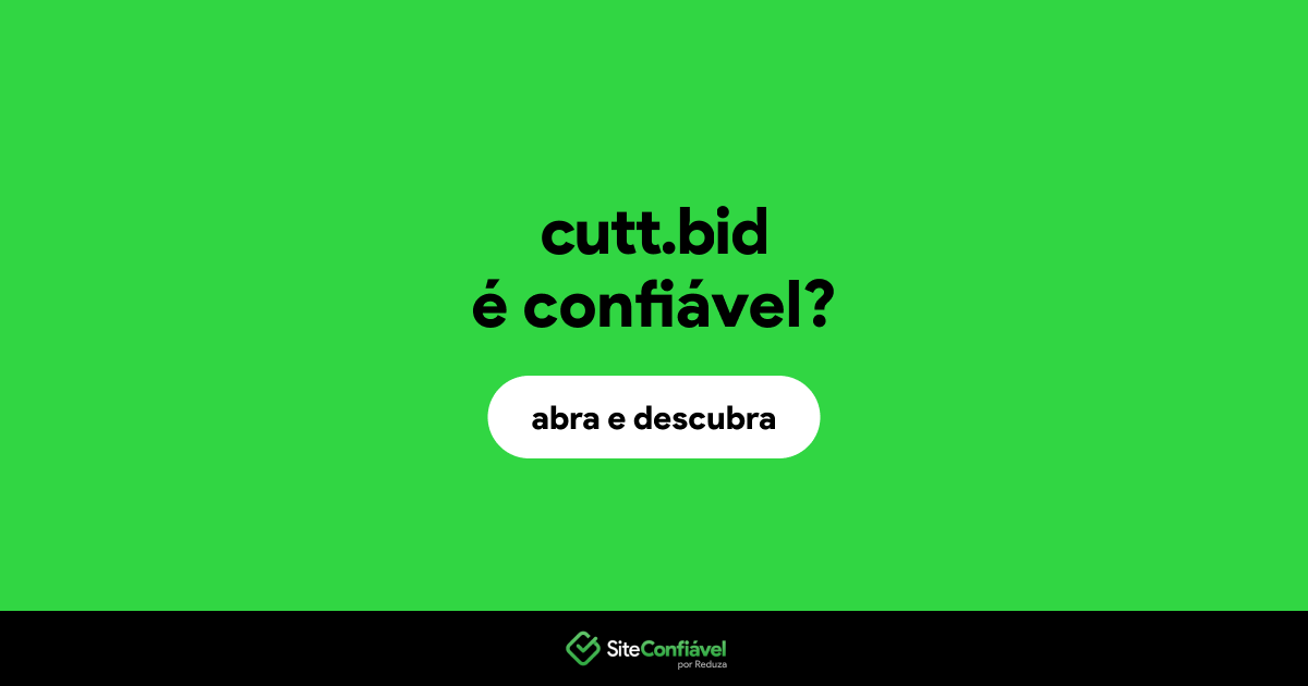 O site cutt.bid é confiável?
