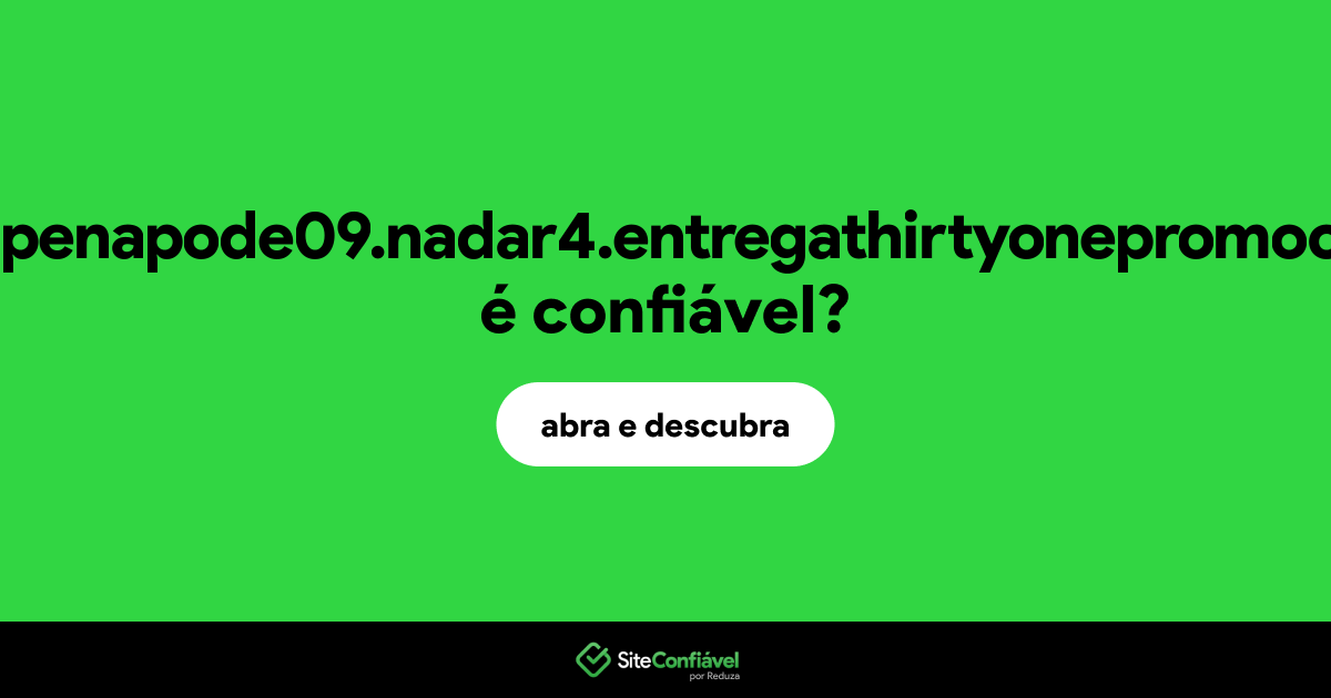 O site cx.bola-penapode09.nadar4.entregathirtyonepromocional.de é confiável?