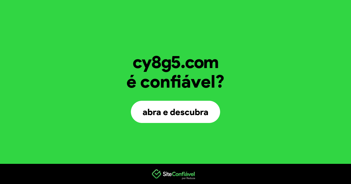 O site cy8g5.com é confiável?
