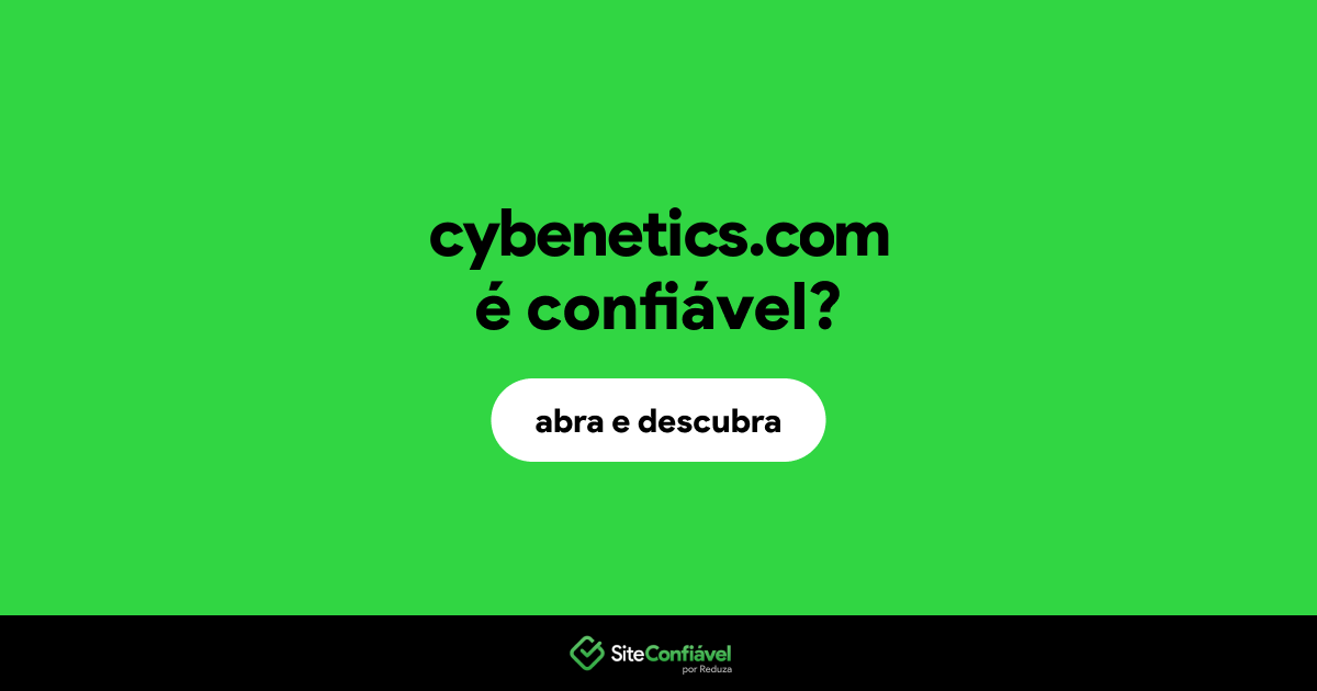 O site cybenetics.com é confiável?