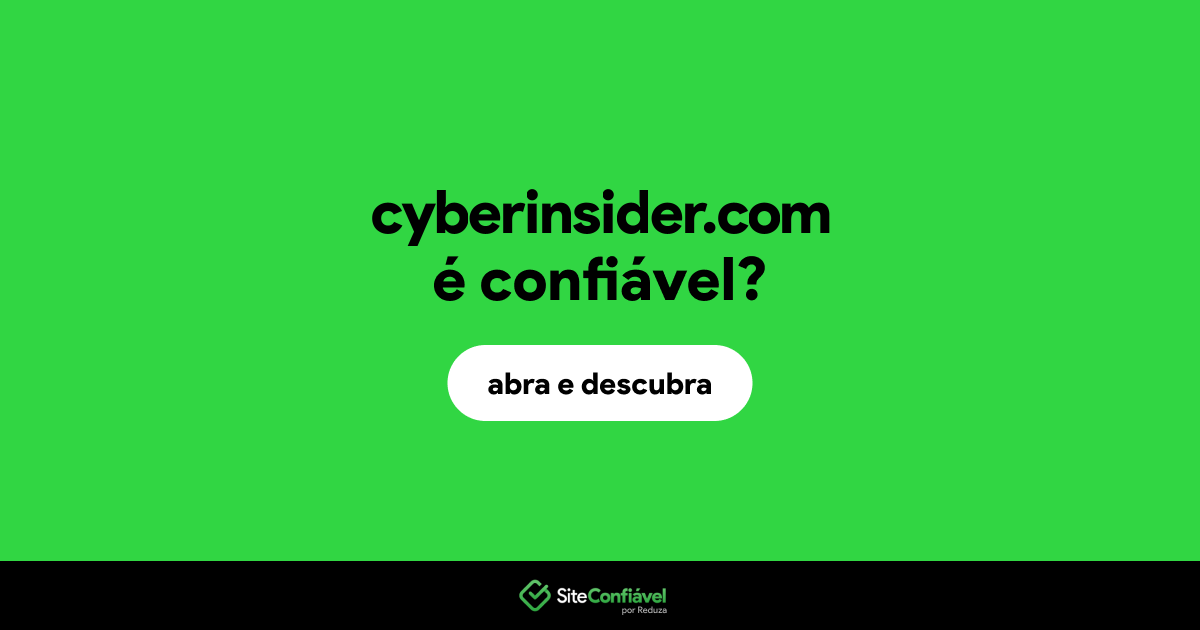 O site cyberinsider.com é confiável?