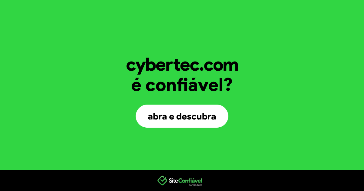 O site cybertec.com é confiável?