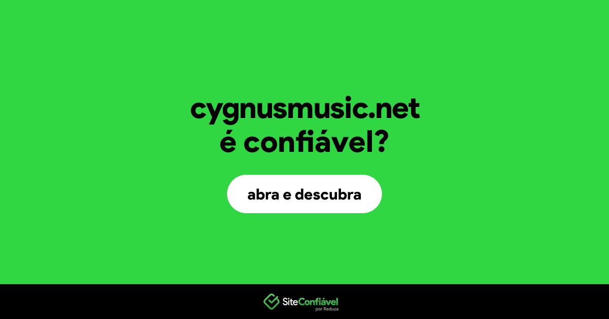 O site cygnusmusic.net é confiável?