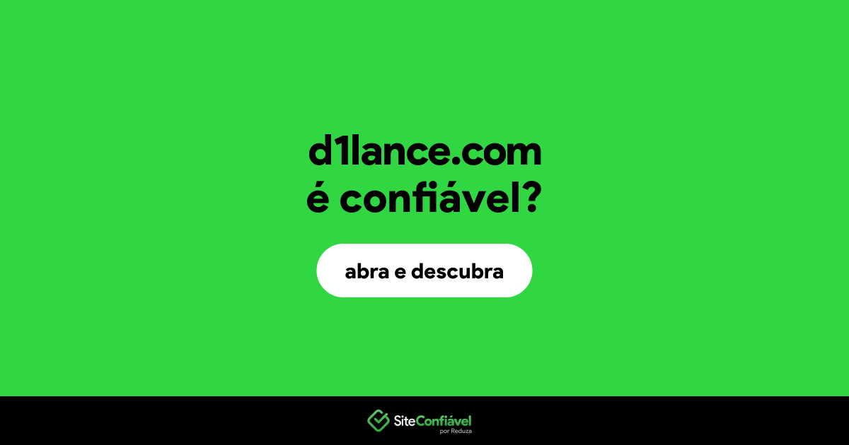 O site d1lance.com é confiável?