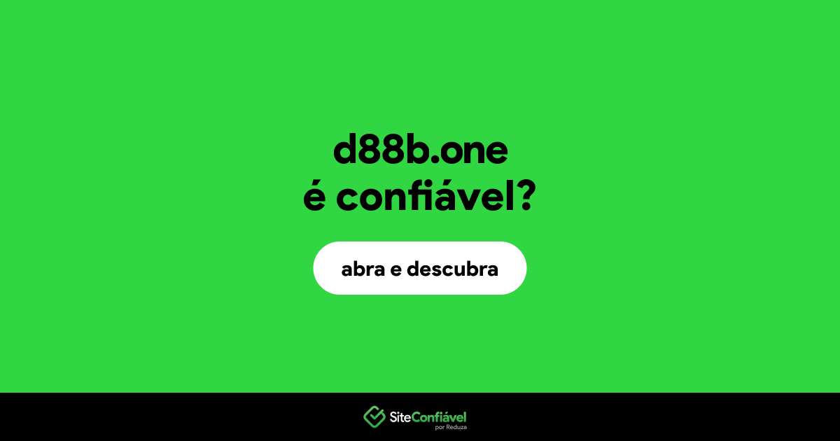 O site d88b.one é confiável?