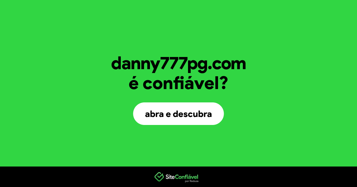 O site danny777pg.com é confiável?