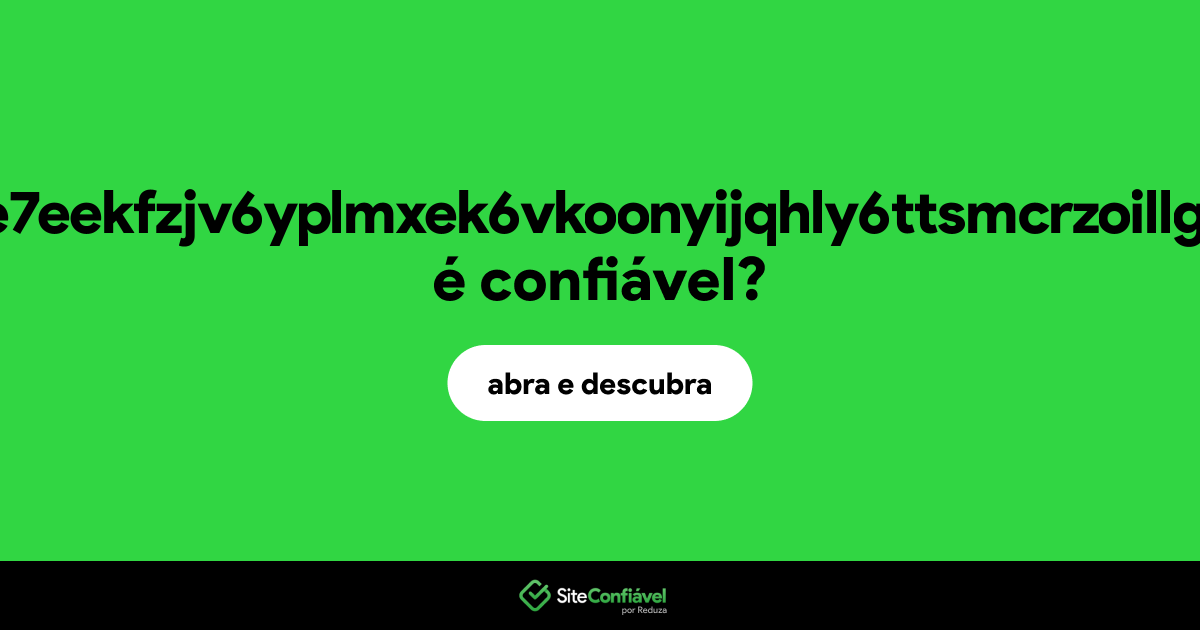 O site darktube7e7eekfzjv6yplmxek6vkoonyijqhly6ttsmcrzoillgqyad.onion é confiável?