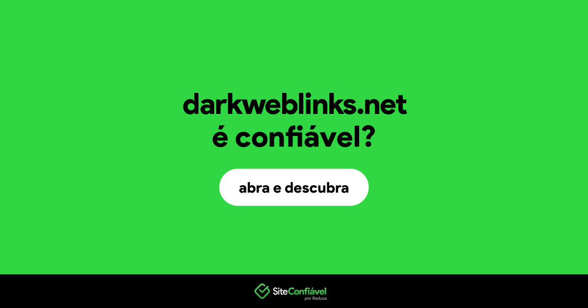 O site darkweblinks.net é confiável?