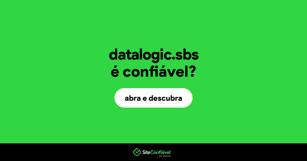 O site datalogic.sbs é confiável?