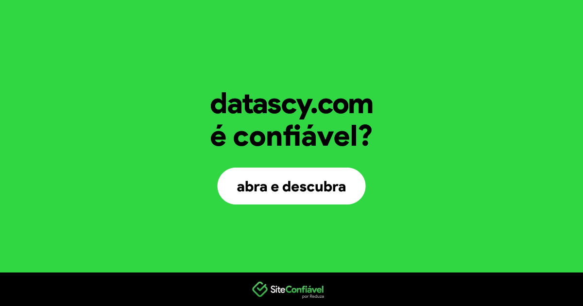O site datascy.com é confiável?