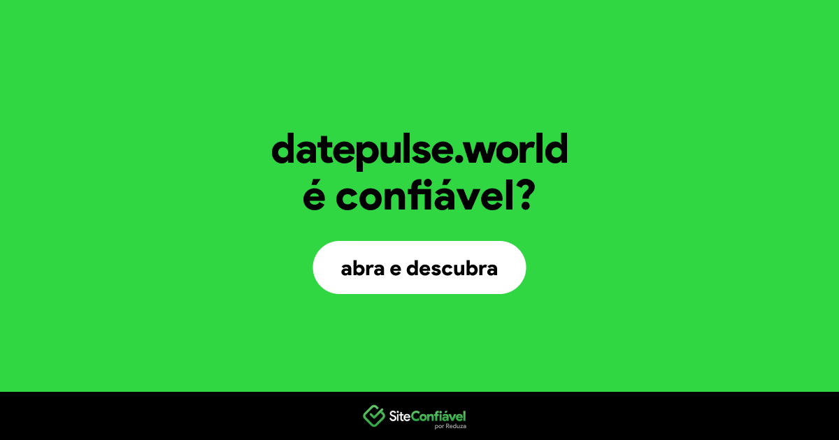 O site datepulse.world é confiável?