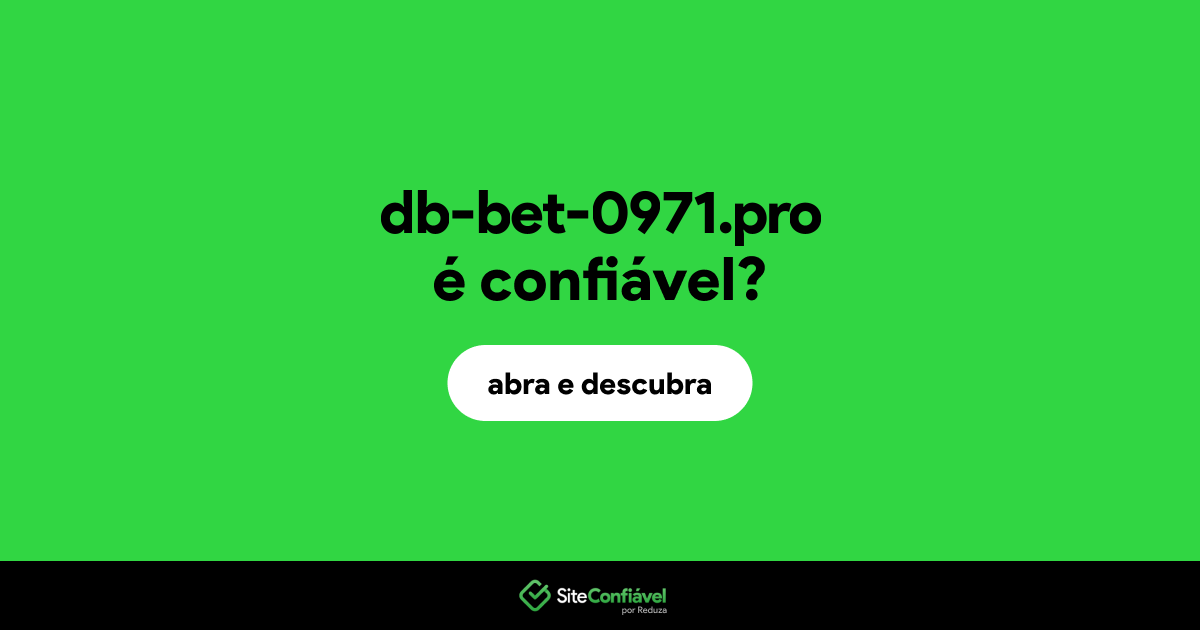 O site db-bet-0971.pro é confiável?