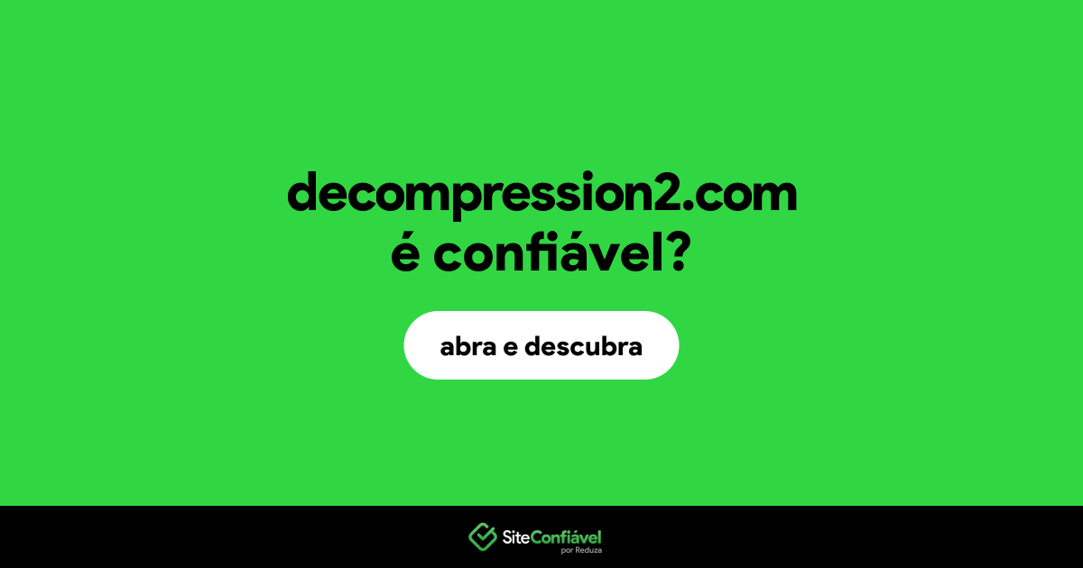 O site decompression2.com é confiável?