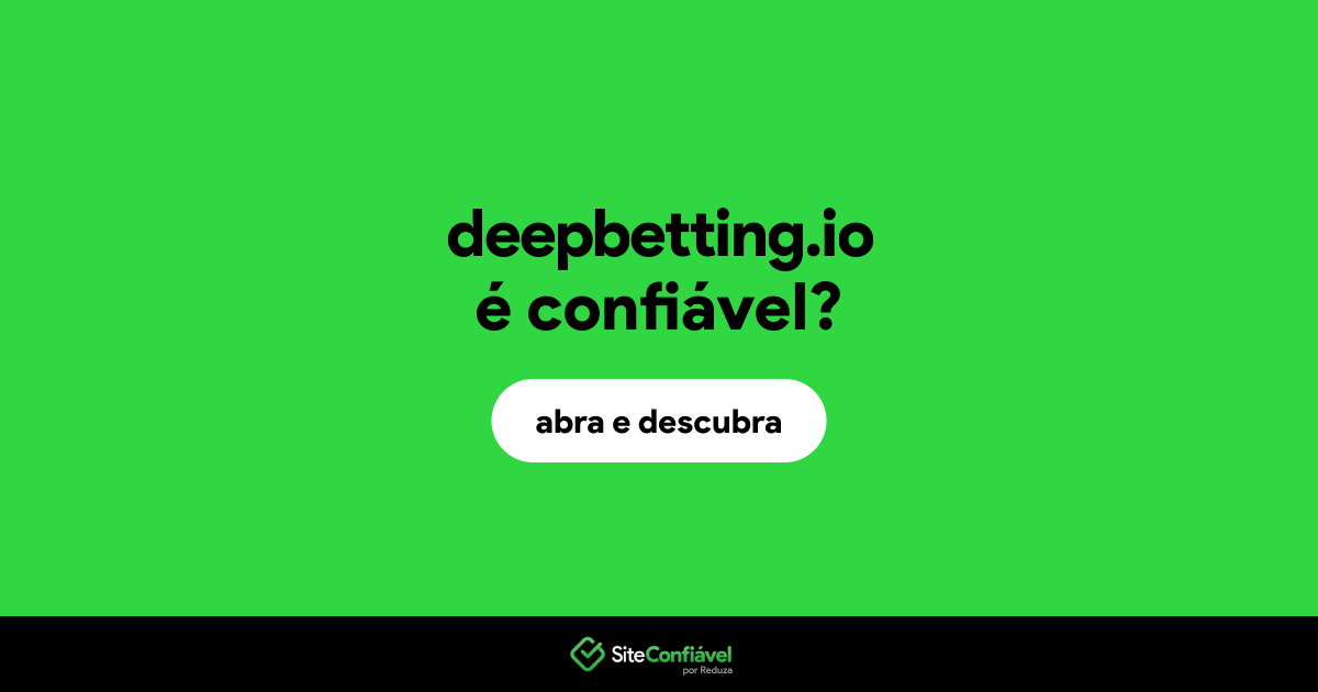 O site deepbetting.io é confiável?