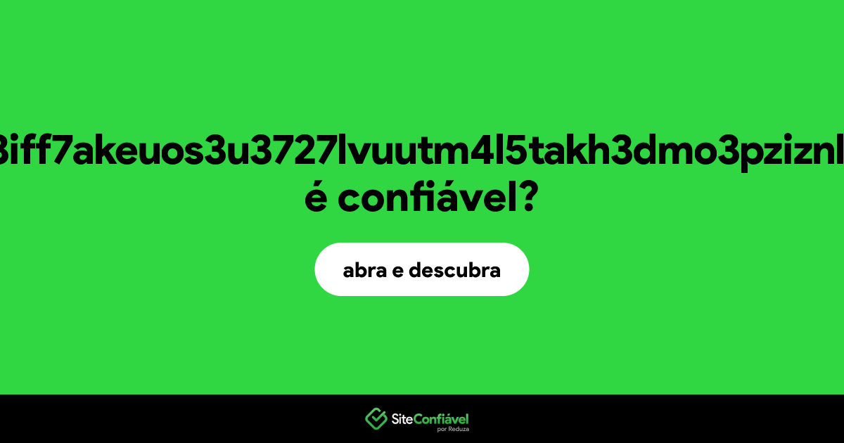 O site deepmar4ai3iff7akeuos3u3727lvuutm4l5takh3dmo3pziznl5ywqd.onion é confiável?