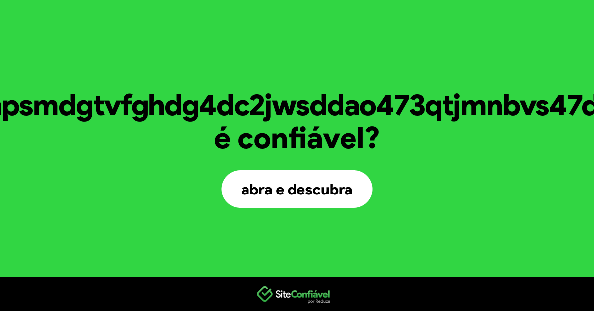 O site deepmej5tgxnpsmdgtvfghdg4dc2jwsddao473qtjmnbvs47dhxn3pid.onion é confiável?