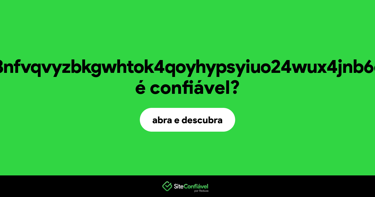 O site deeptyspkdq3nfvqvyzbkgwhtok4qoyhypsyiuo24wux4jnb6e3nyiqd.onion é confiável?