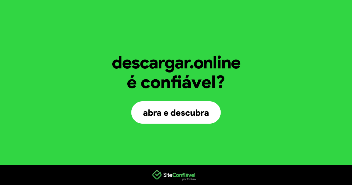 O site descargar.online é confiável?