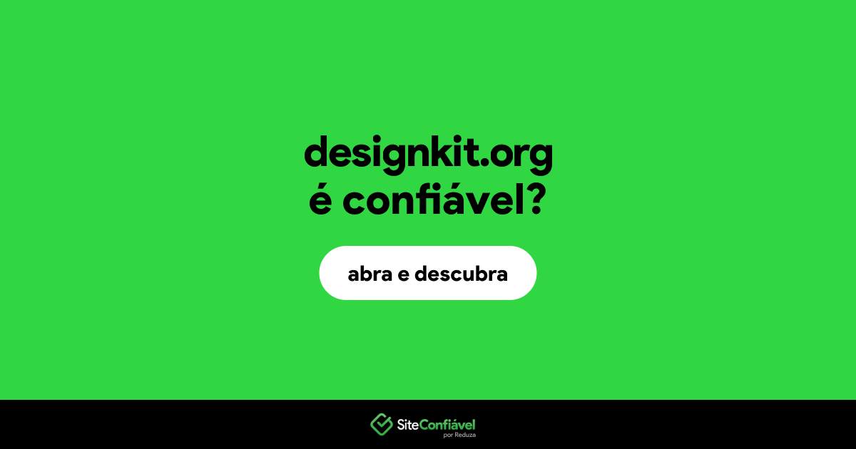 O site designkit.org é confiável?