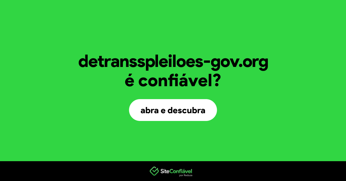 O site detransspleiloes-gov.org é confiável?