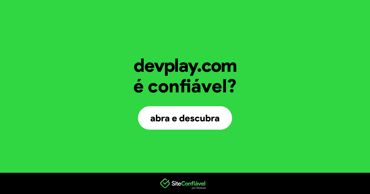 O site devplay.com é confiável?